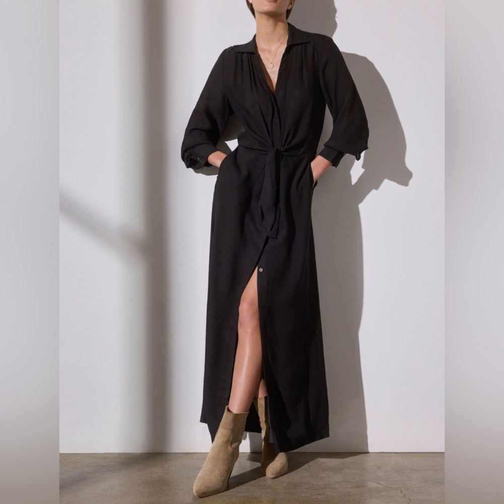 Brochu Walker Black Onyx Madsen Maxi Dress XS - Picture 9 of 9